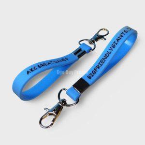 Keychain silicone wristbands keyring silicone bracelets
