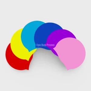 Multi-color, Flat, Custom Silicone Swimming Caps