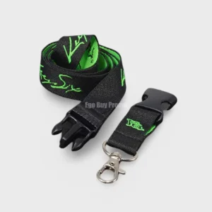 Custom Embroidered Polyester Lanyards with High-Quality Pattern for Conferences and Events