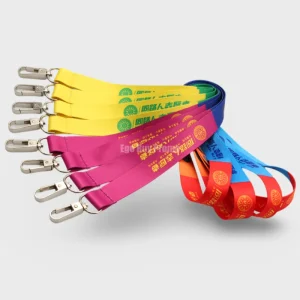 High Quality Heat Transfer Printed Polyester Lanyards for Trade Shows and Corporate Events