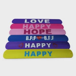Custom Silicone Slap Bands - Fashionable, Eco-Friendly, Colorful Wristbands for Active Lifestyles