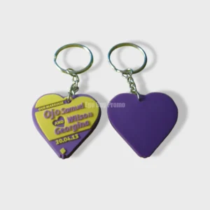 Custom 2D Soft PVC Keychains – Personalized Logo PVC Key Rings for Promotion & Branding