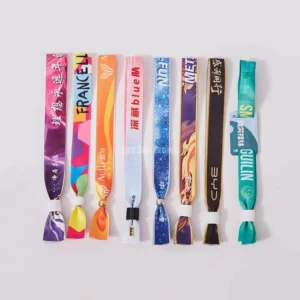 Personalized Woven Fabric Wristbands for Events & Festivals
